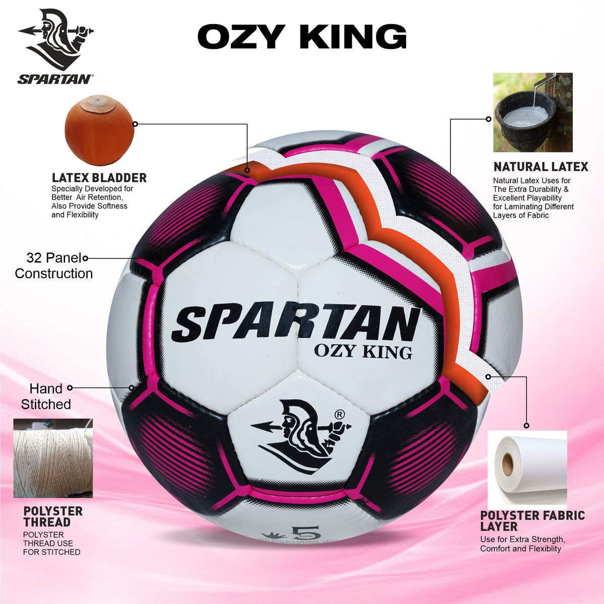 SPARTAN FOOTBALL OZY KING Spartan Sports