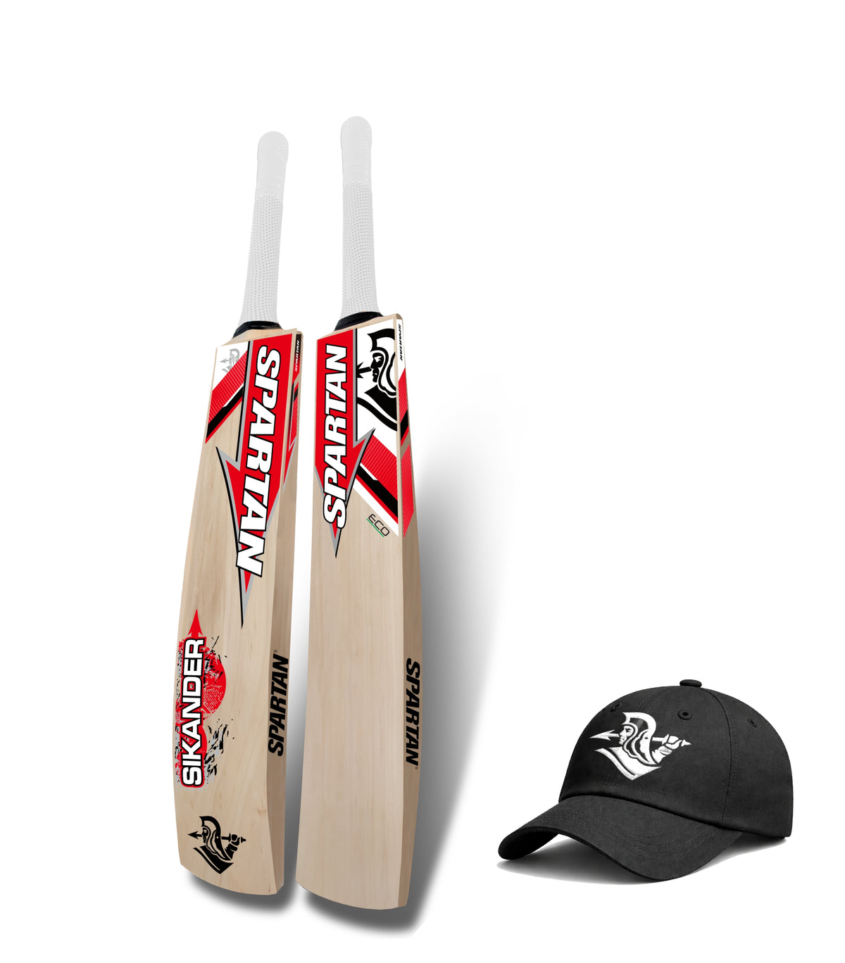 Spartan Sikander ECO Kashmir Willow Cricket Bat with Spartan Cap
